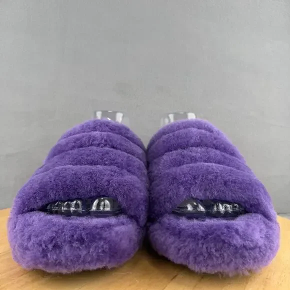 UGG Fluff Yeah Slides Purple Women’s 9 US - Picture 2 of 8